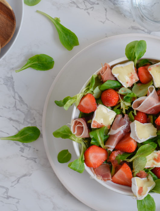 Strawberry Salad with Prosciutto