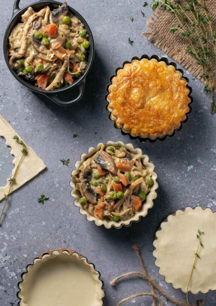 mini chicken pies