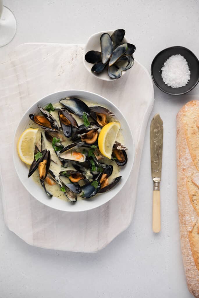 Creamy Lemon Mussels Sauce