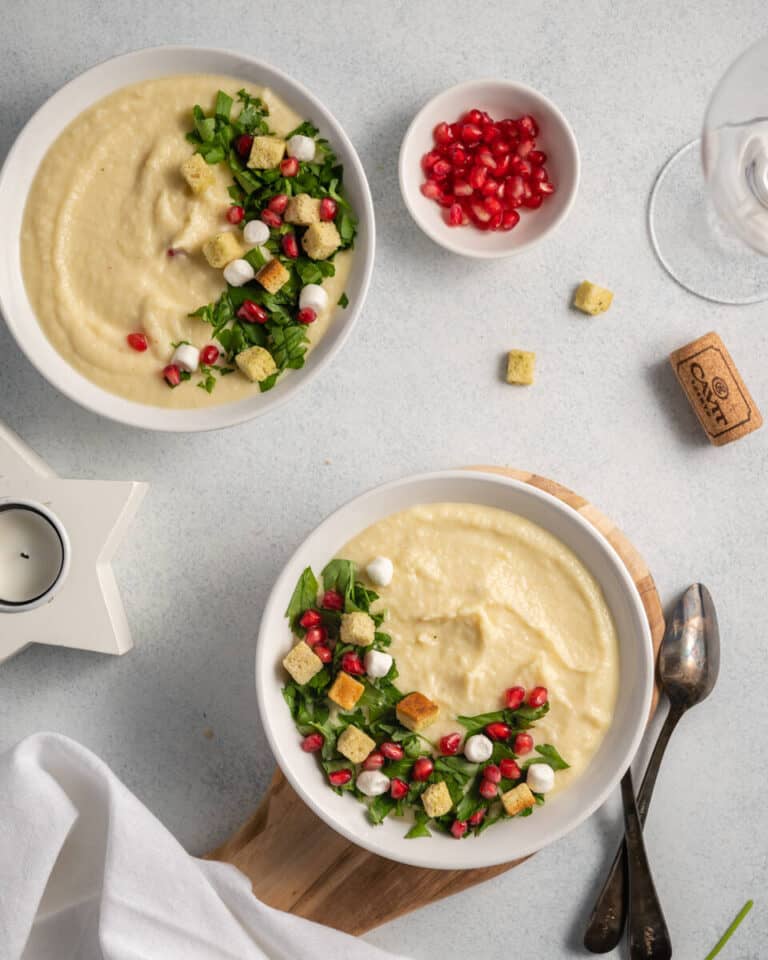 Creamy Parsnip Cauliflower soup