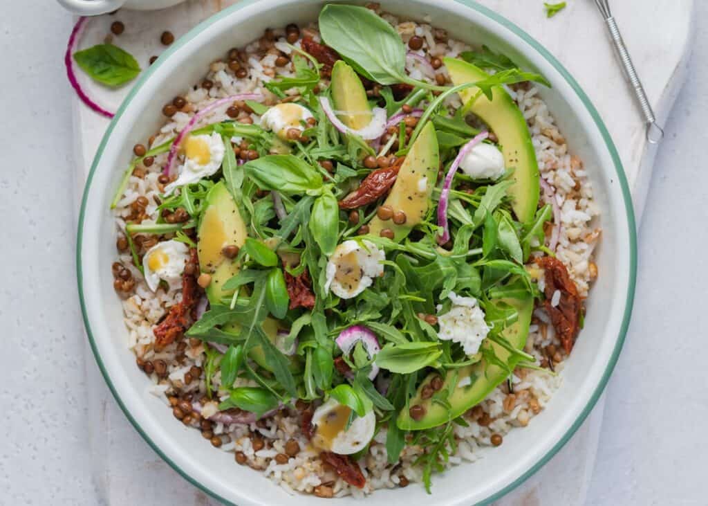 Lentil Wild Rice Salad